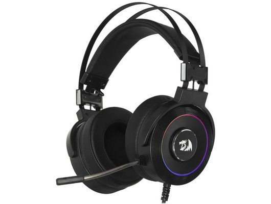 Игровые наушники проводные Redragon Lamia 2 черный/красный + подставка